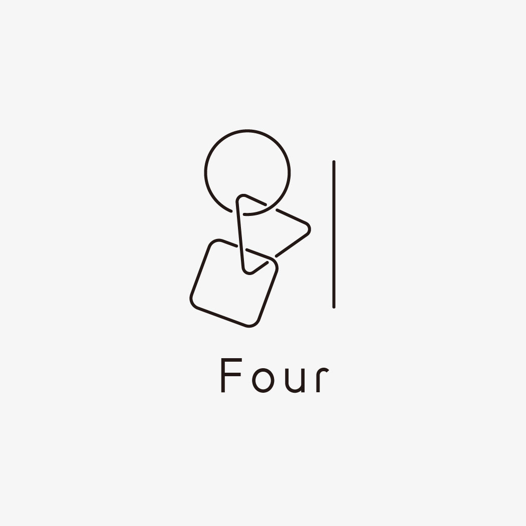Fourのロゴデザイン